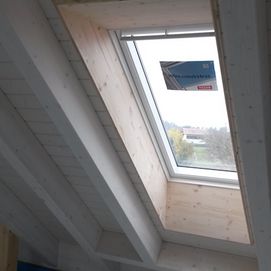Cormérod FR ; Embrasure fenêtre de toit 